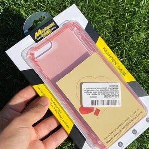 Generic pink transparent case for iPhone 7/8 Plus